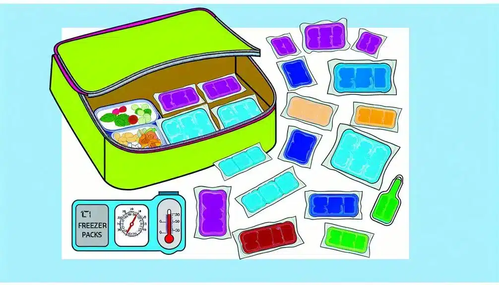Stylized image to show 10_Best_Freezer_Packs_for_Lunch_Bags_Keep_Your_Meals_Cool_All_Day_Long