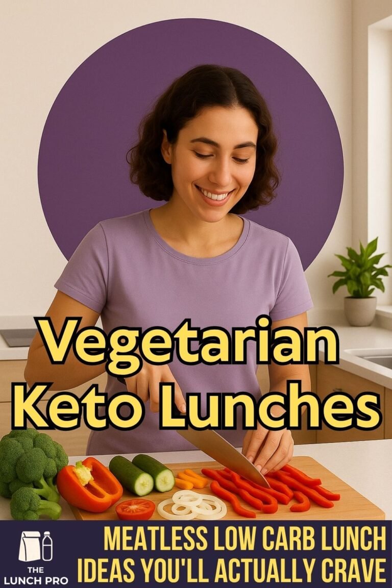 17 Vegetarian Low Carb Recipes: Woman preparing vegetarian keto lunch ingredients