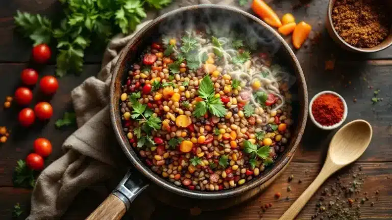 Photo of A Colourful Lentil Stew