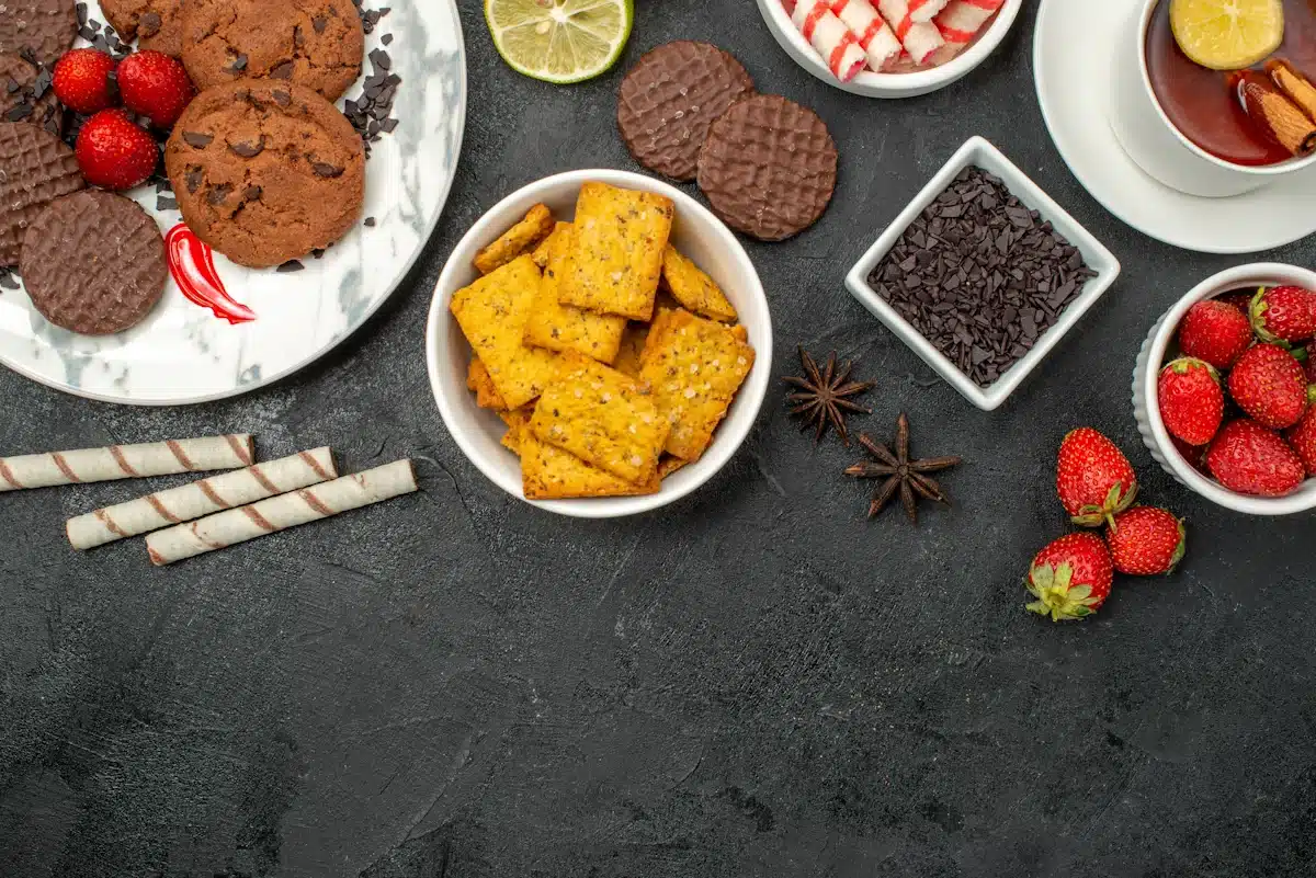 A selection of Sweet and Savoury Snacks