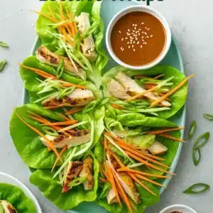 Asian Grilled Chicken Lettuce Wraps