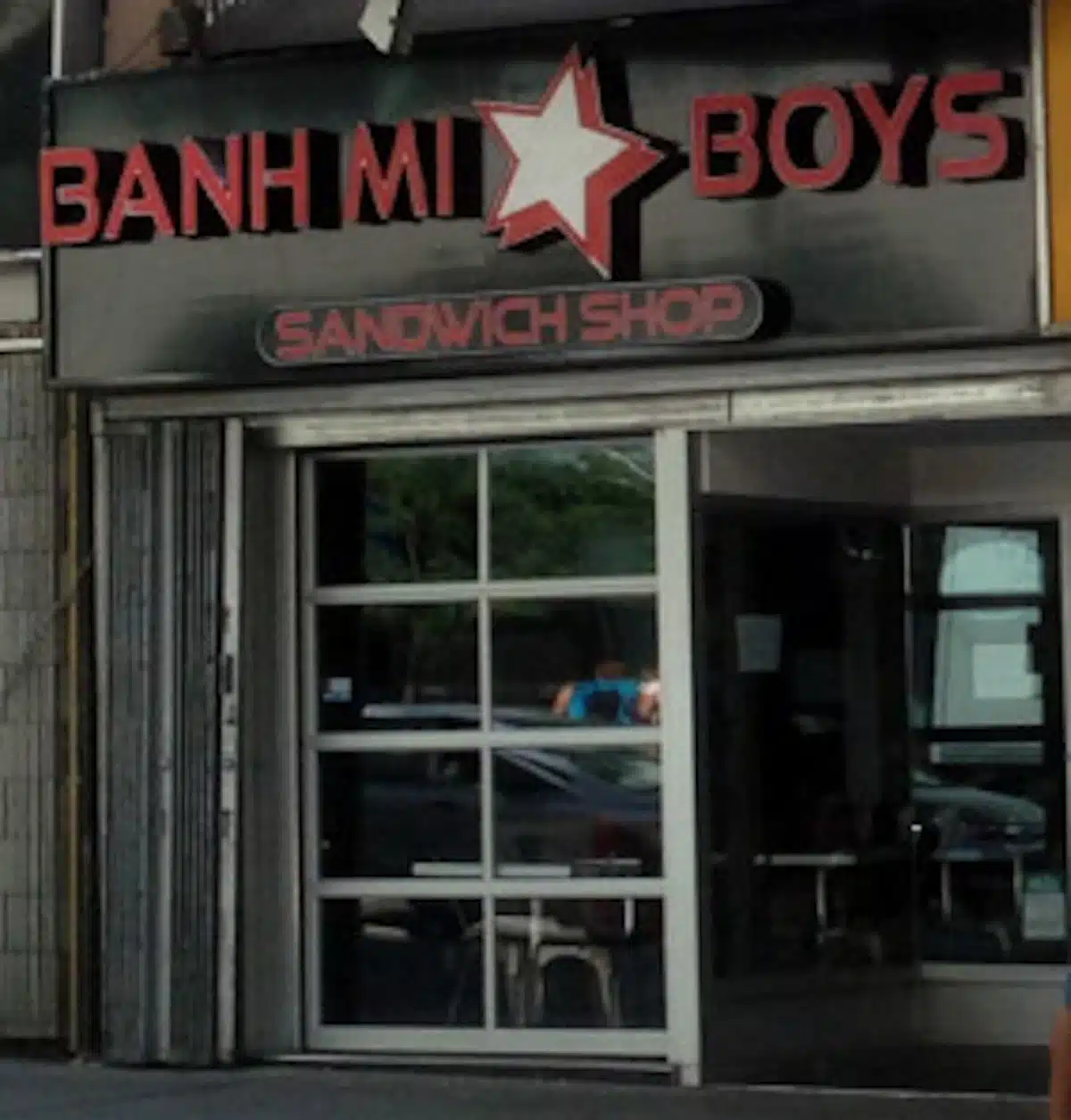 Front of the Banh Mi Boys location on Yonge Street, Toronto, Ontario