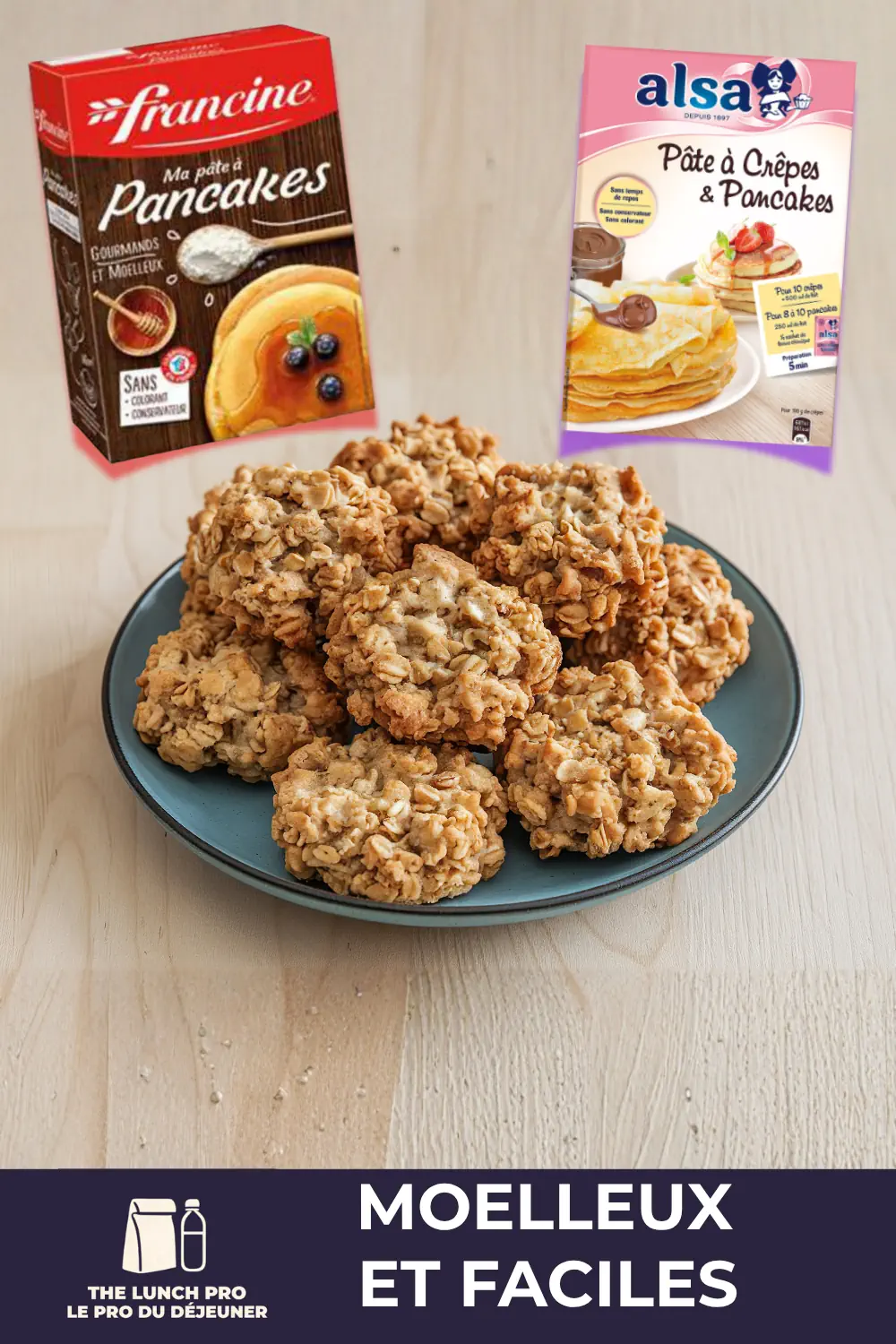 Biscuits à l'avoine Moelleux et faciles