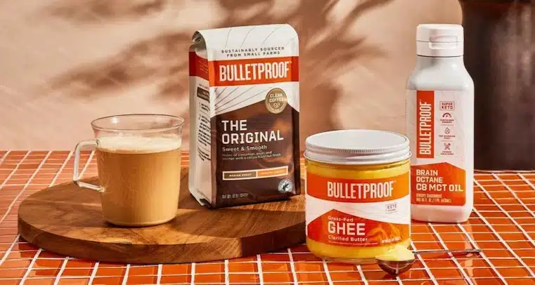 Bulletproof Coffee is a delectable blend of high-quality coffee and carefully selected fats.