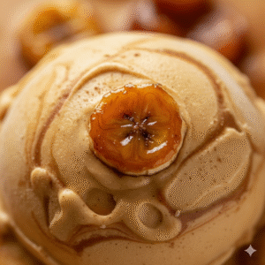 Caramelized Banana Low-Sugar Frozen Yogurt