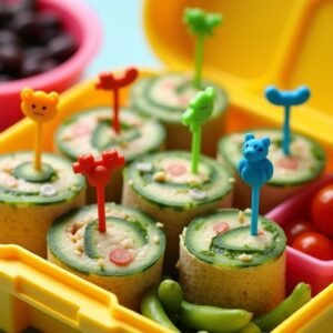 Chickpea Cucumber Roll Ups