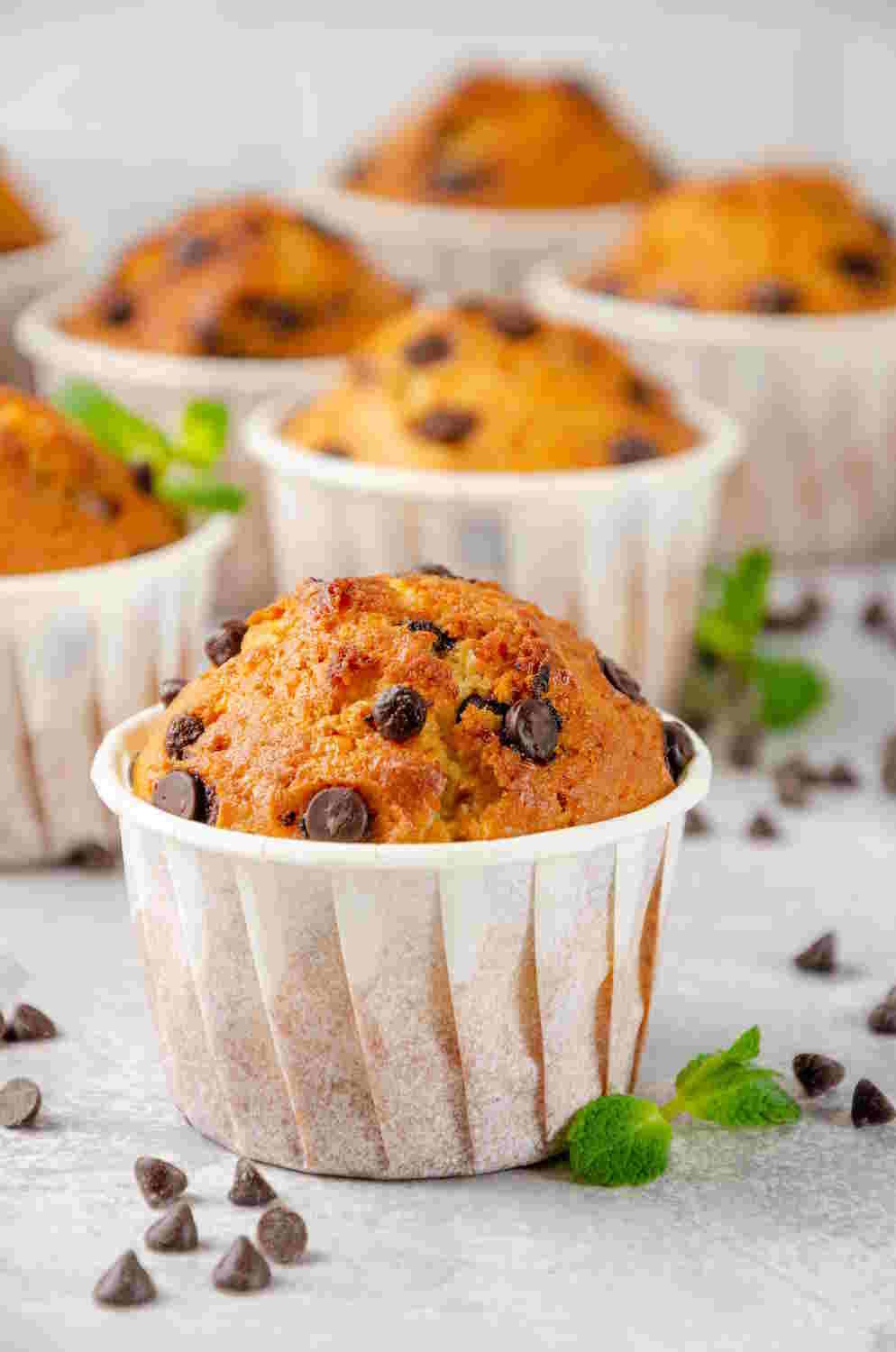 Keto Chocolate Chip Muffins