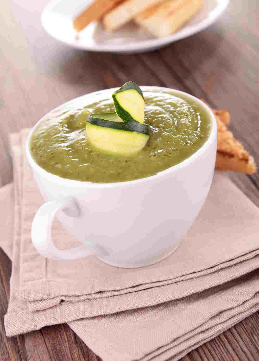 Cream of zucchini soup