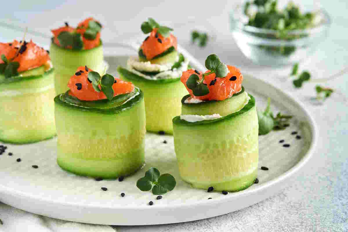 Cucumber Sushi Rolls 