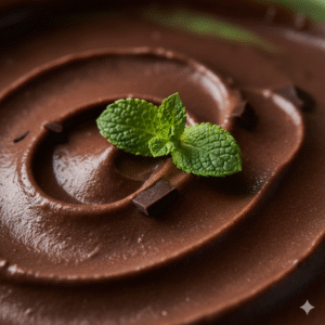 Dark Chocolate Mint Low-Sugar Frozen Yogurt