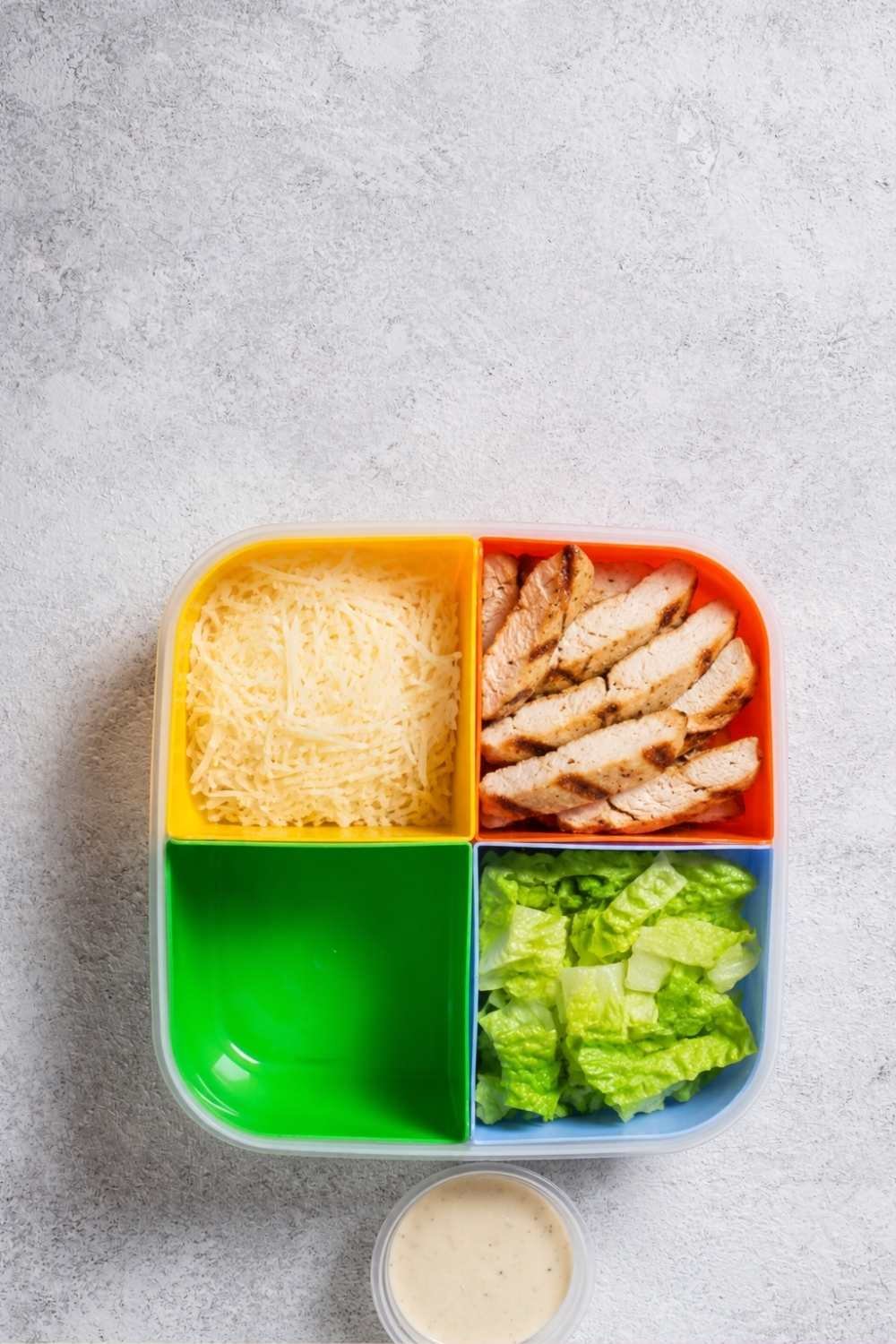 Deconstructed Chicken Caesar