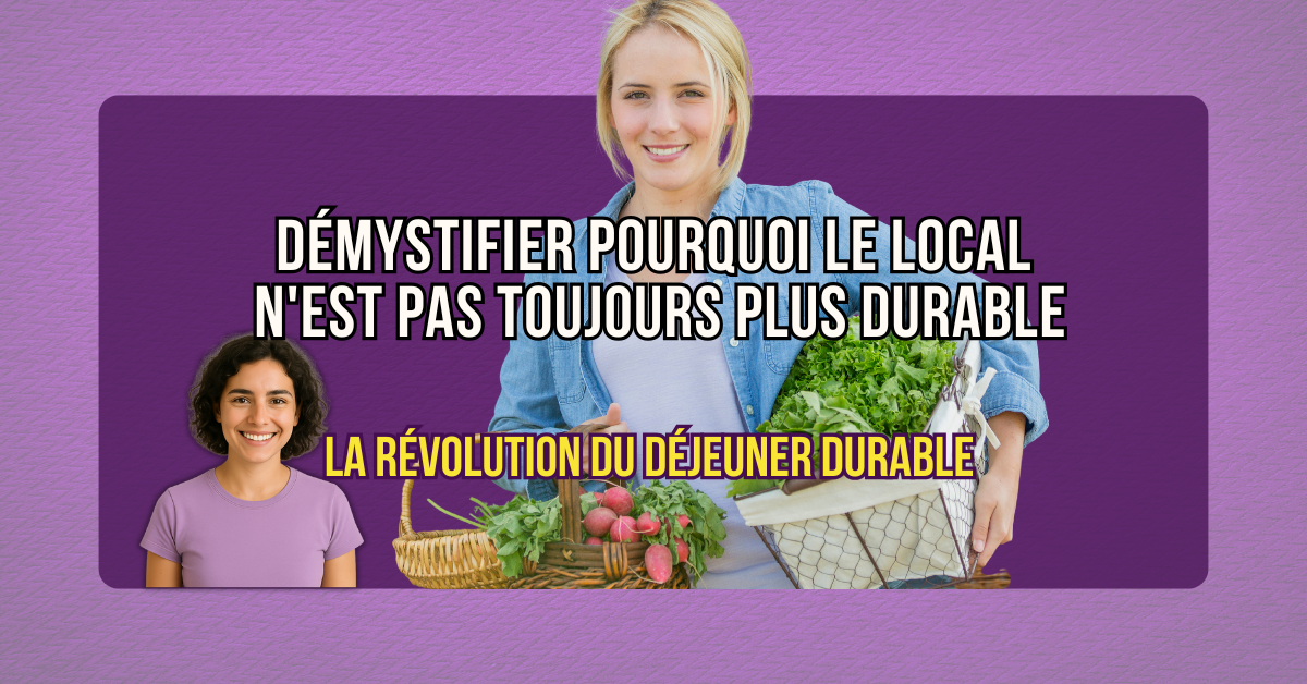 La Révolution Du Déjeuner Durable: Introduction À La Série 2 Démystifier pourquoi le local n'est pas toujours plus durable