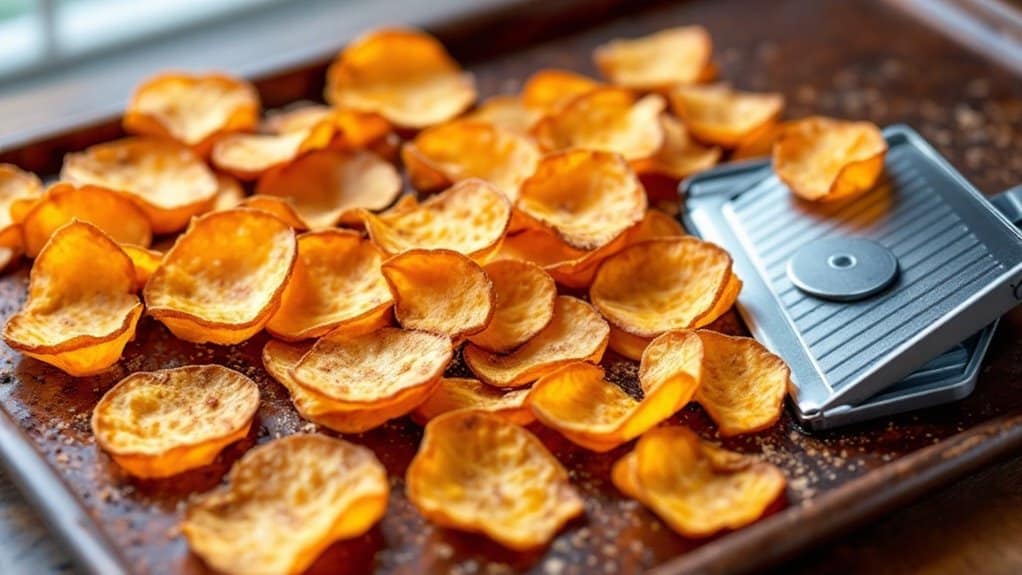 Croustilles de patates douces maison