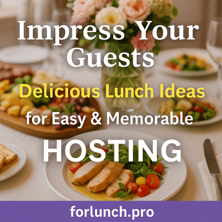 Hosting Memorable Lunch Ideas