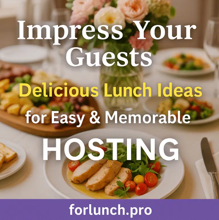 Easy Hosting Lunch Ideas to Impress Your Guests