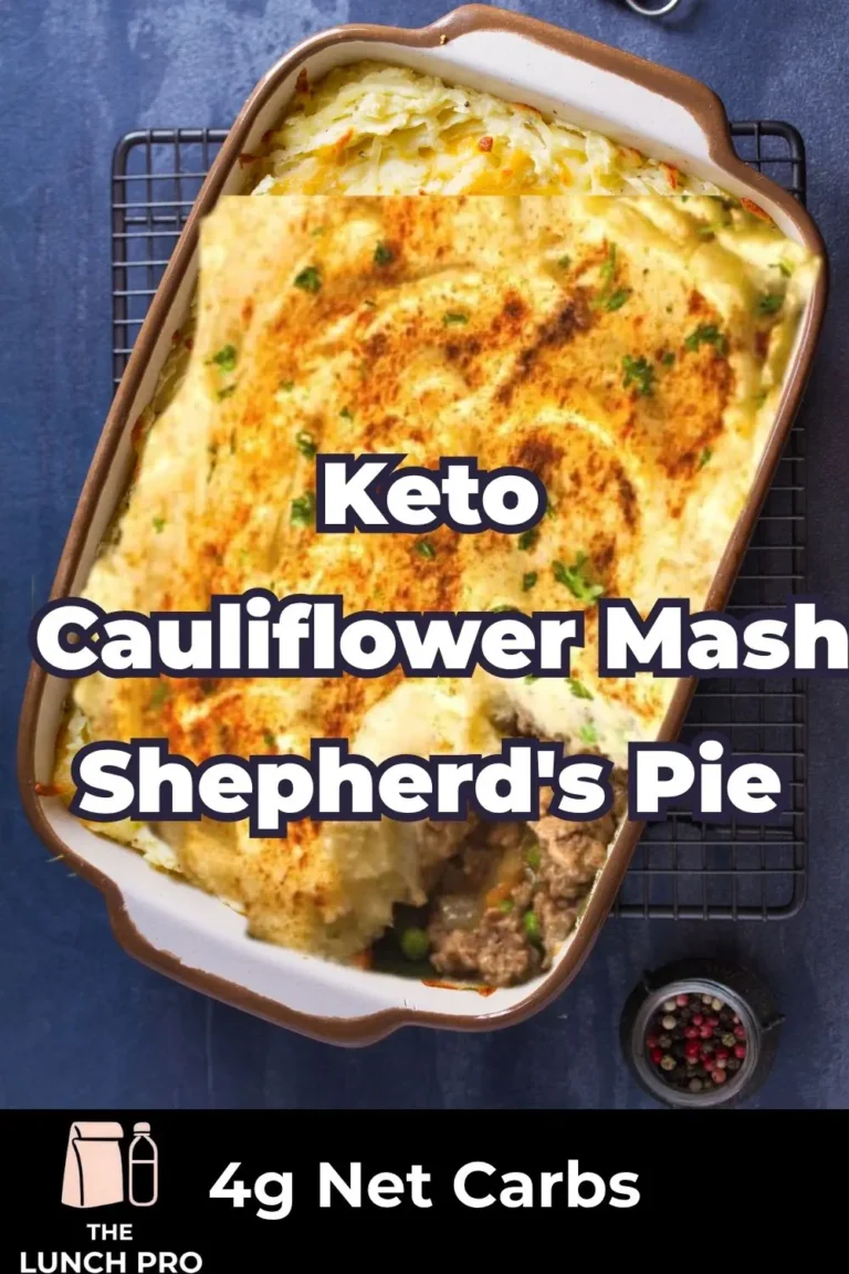 keto cauliflower mash shepherd's pie