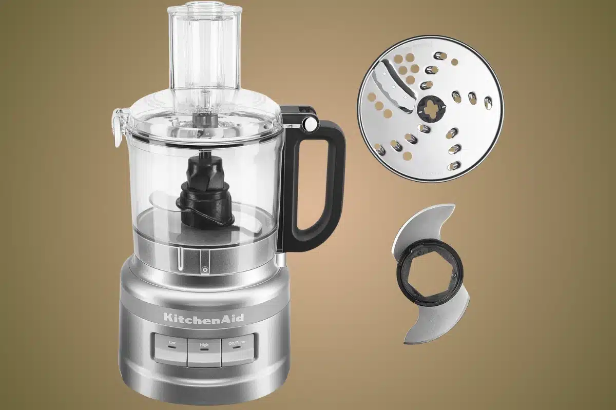 KitchenAid KFP0718CU Food Processor, 7 Cup, Contour Silver