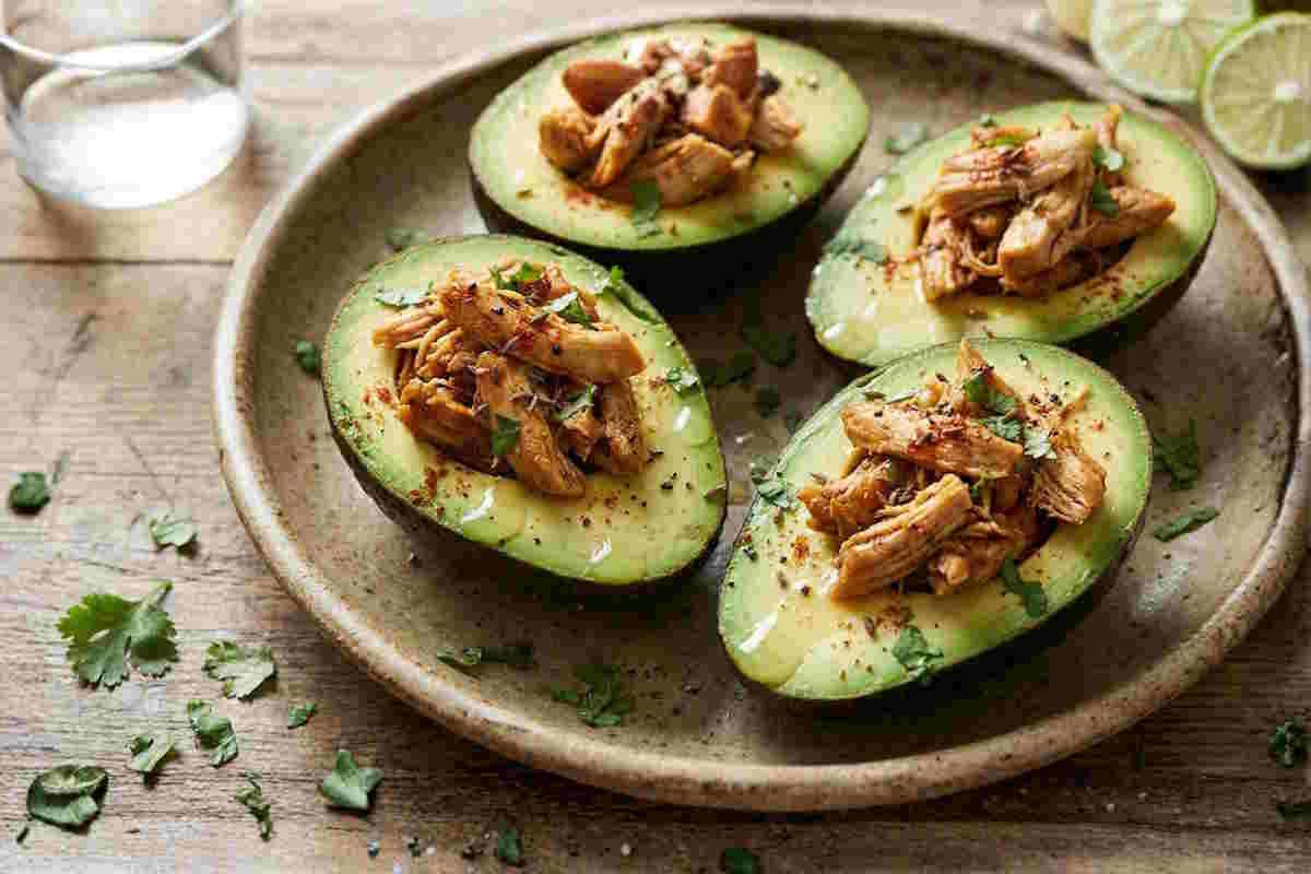 Mexi-Chicken Avocado Cups