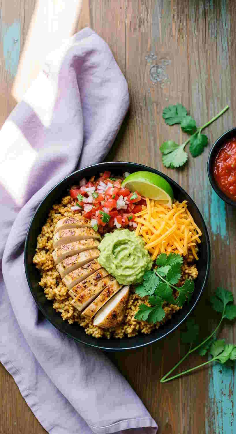 Mexican Cauliflower Rice Bowl