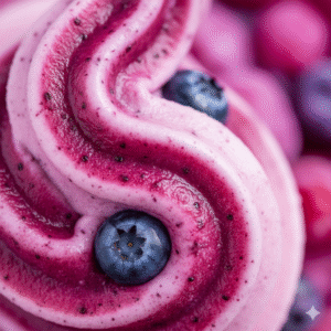 Mixed Berry Swirl Low-Sugar Frozen Yogurt