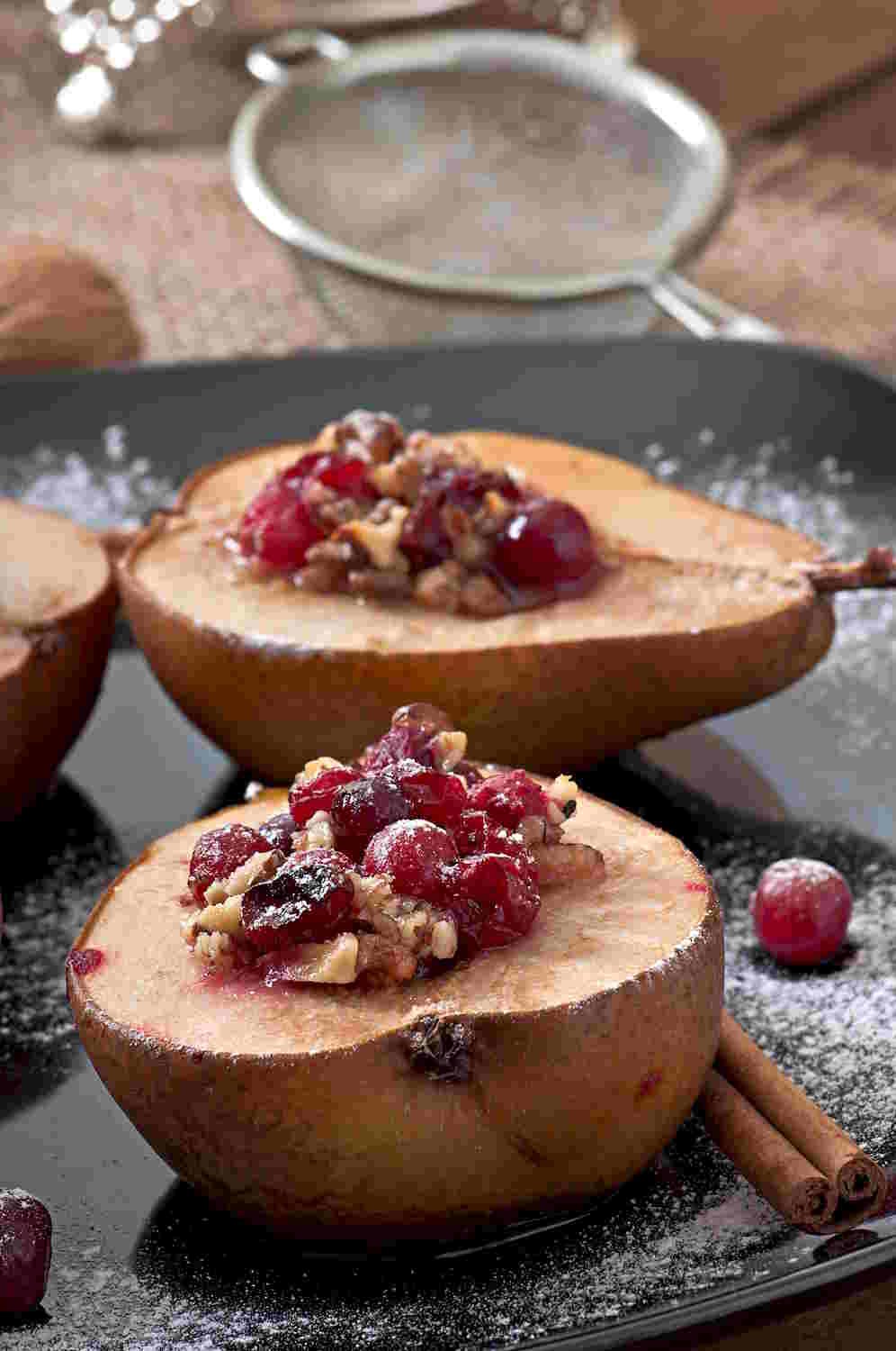 Pear and Cranberry Crisp