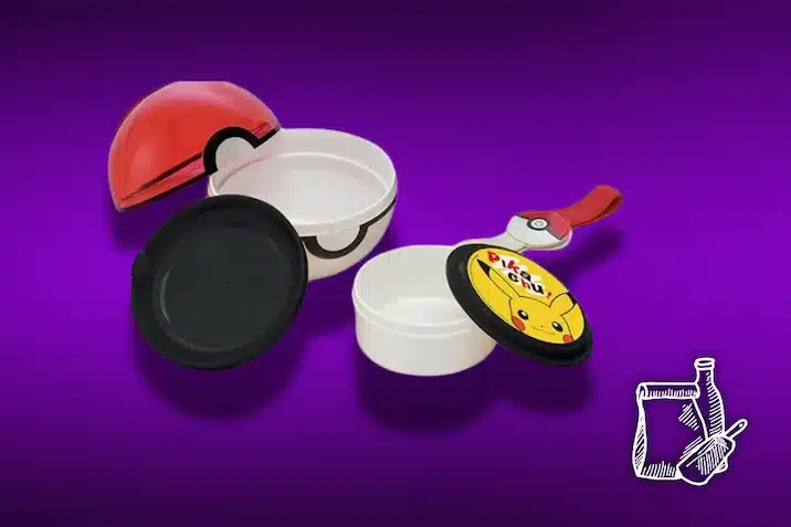 Skater LMS3-A Pokemon Pokeball Bento Box