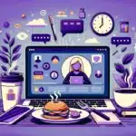 Reduce Burnout and Boost Connection - A featured image for an article about reducing burnout and boosting connection through lunch breaks in remote work settings.