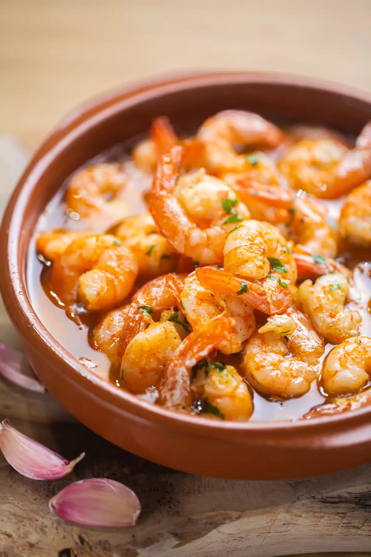 shrimp with garlic sauce