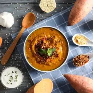 Spiced Lentil and Sweet Potato Stew