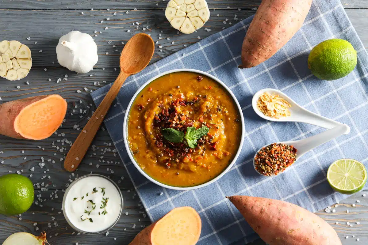 Spiced Lentil and Sweet Potato Stew