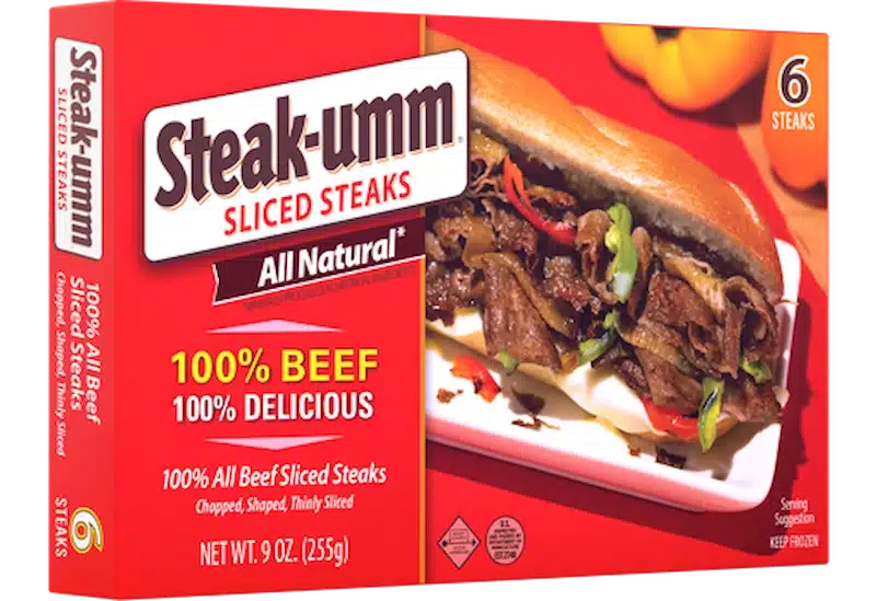 Steak umm package