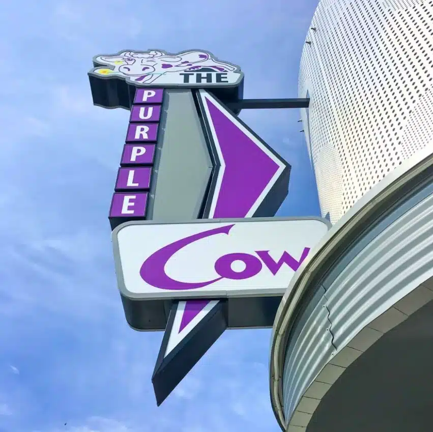 The Purple Cow diner in Central Arkansas