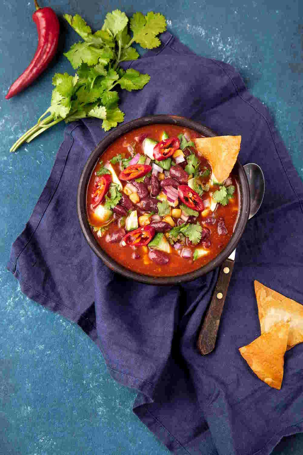 Three-Bean Turkey Chili