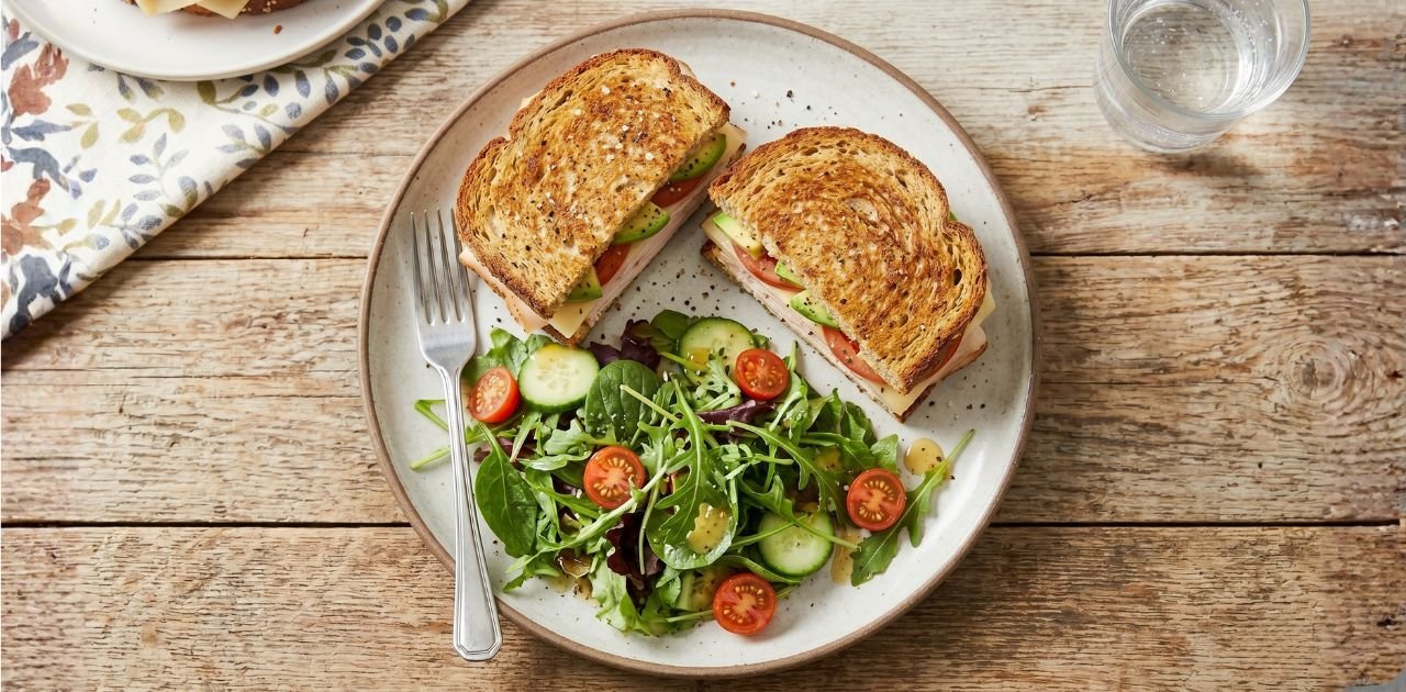 Turkey and Avocado Melt Sandwich