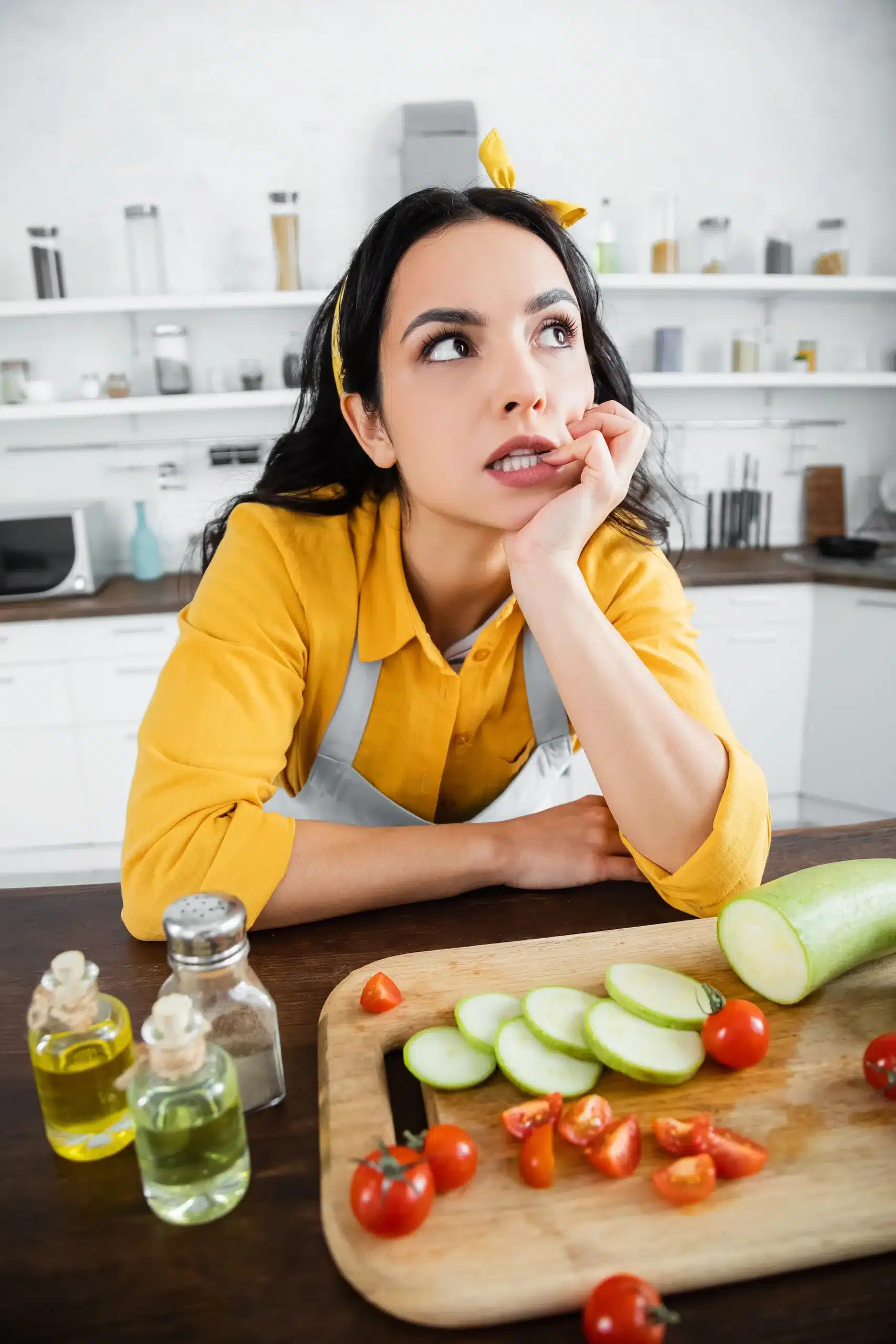 Why Lunch a pensive-young-woman-looking-away-while-thinking