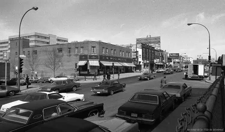 Woolworth's on Queen Mary Road in Montreal in the  late 1960s