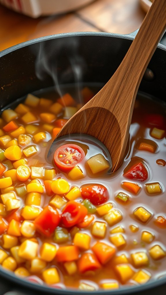 Incredible Cowboy Campfire Goulash For Hearty Meals 6 add corn and liquids