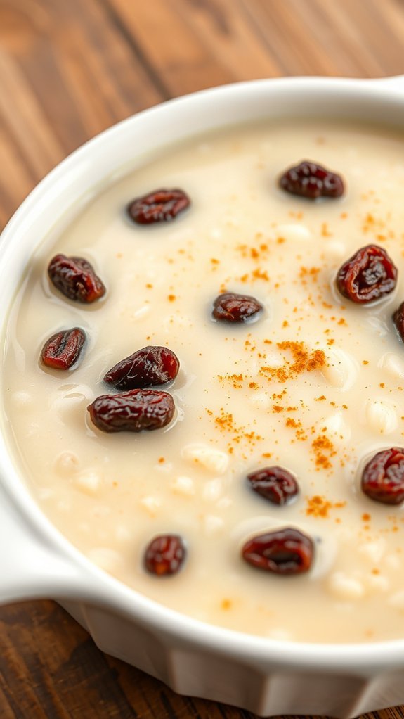 Easy Comforting Rice Pudding 7 bake stir bubble check