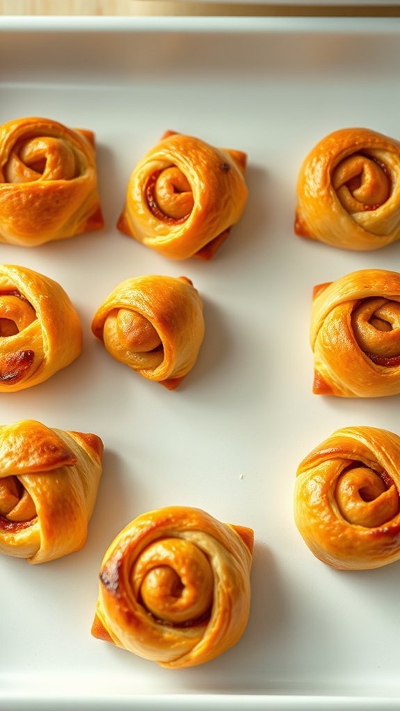 Pigs In A Blanket For Big Kids....also Called Hogs In A Sleeping Bag 6 bake to golden perfection