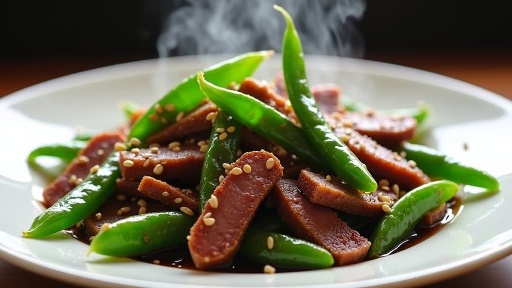 Beef and Snow Pea Stir-Fry for Diabetes Magement