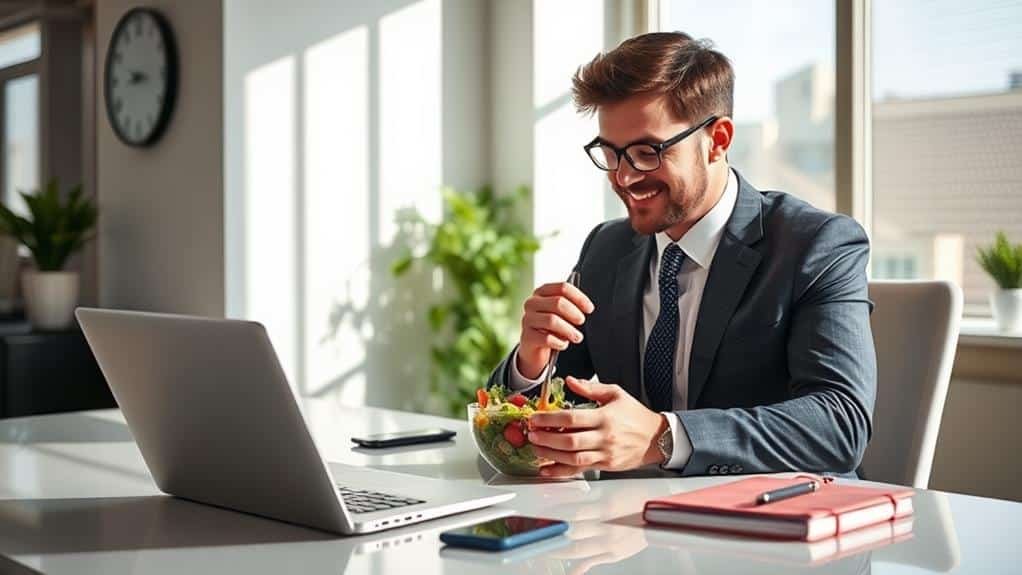 boost productivity through power lunches