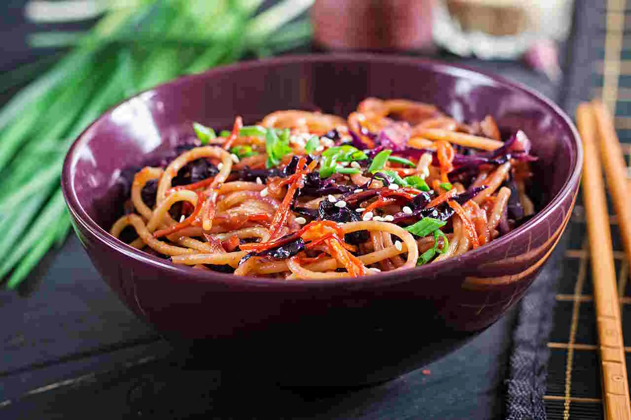 Bowl of delicious Chinese Noodles