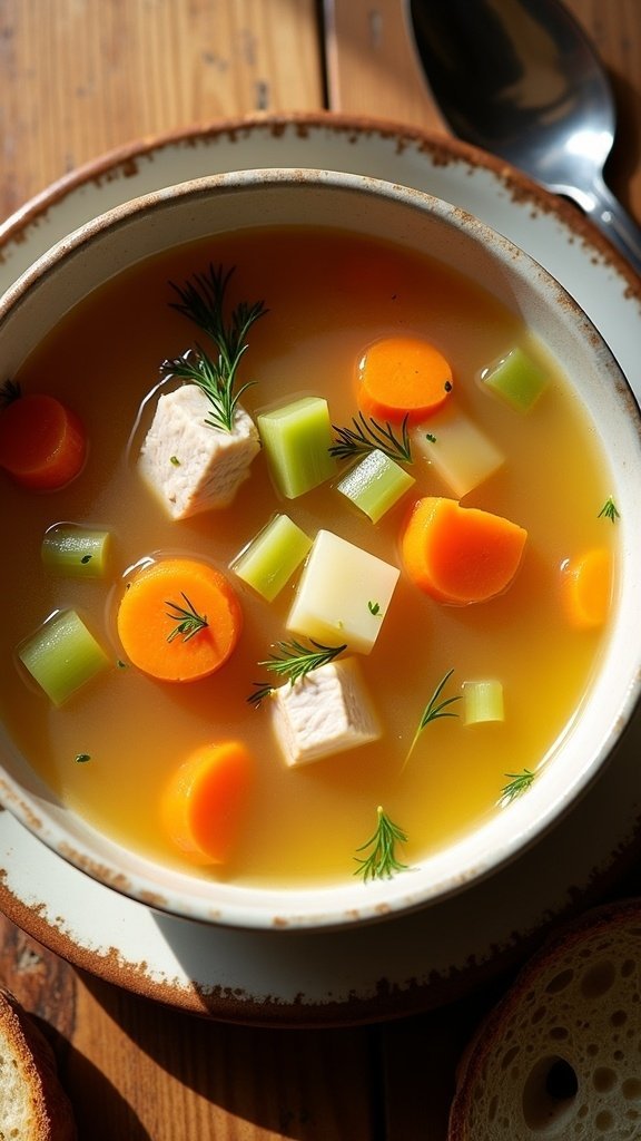 Soupe au poulet juive de Bubbe