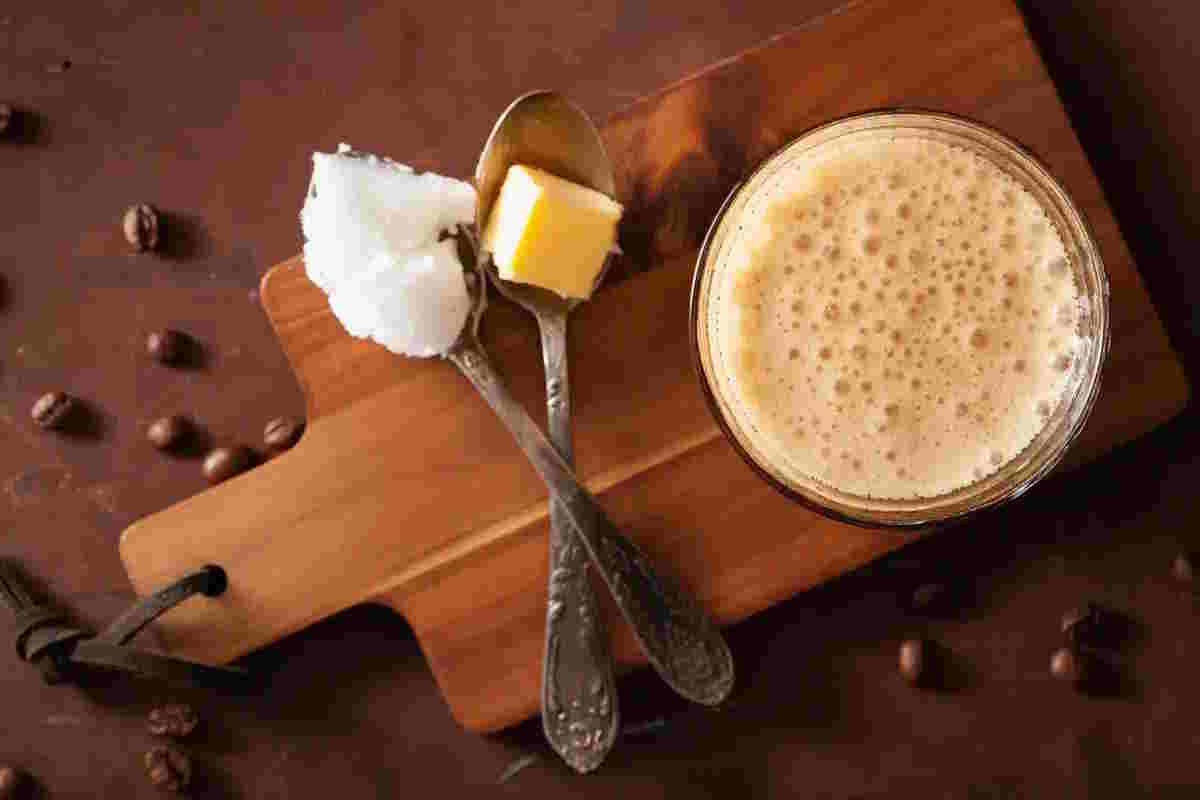 bulletproof Coffee with butter and coconut oil