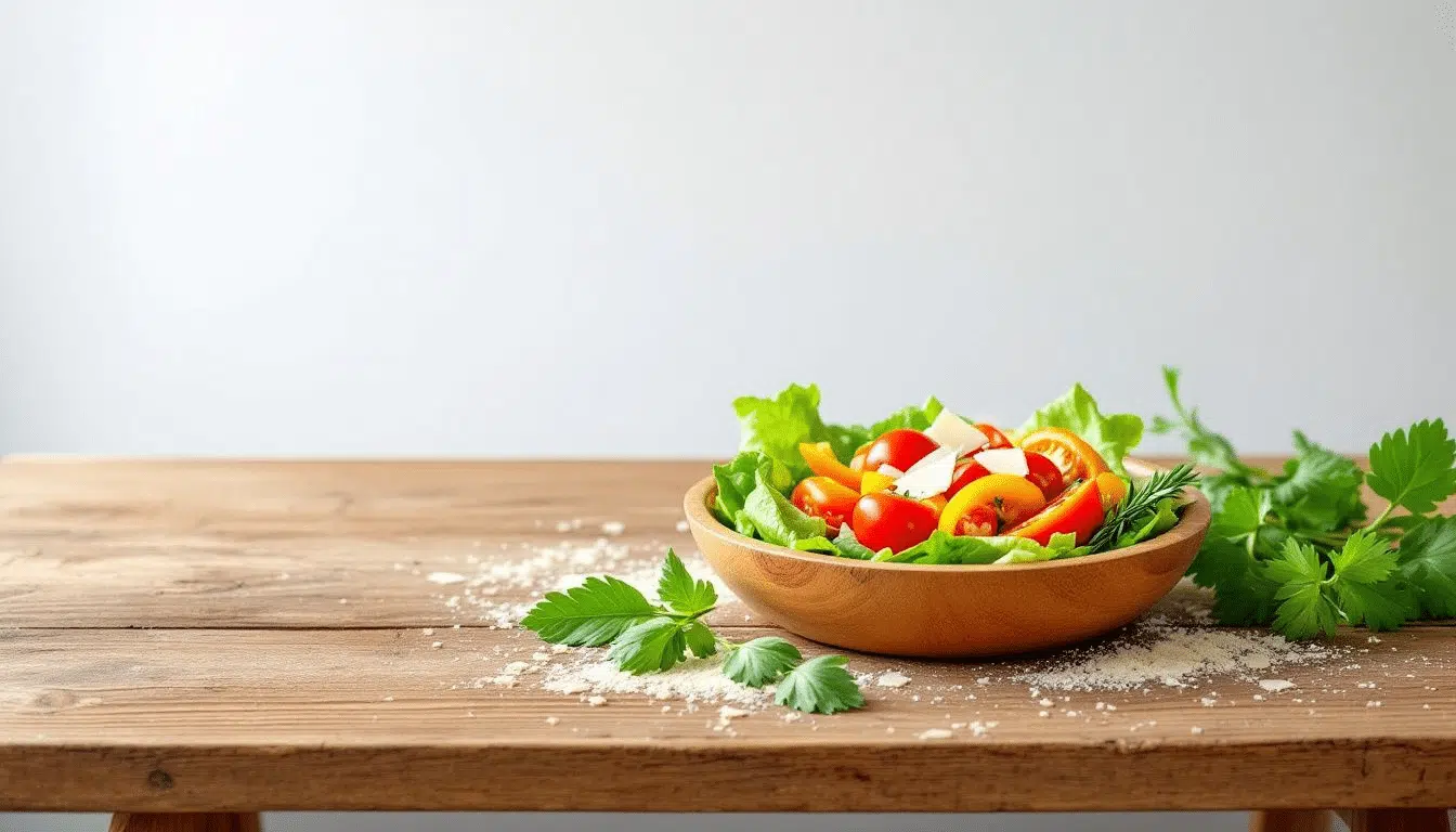 Fresh and flavorful salads for a healthy lunch.