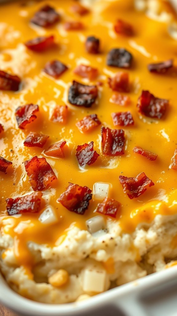 cheese bacon onions perfection