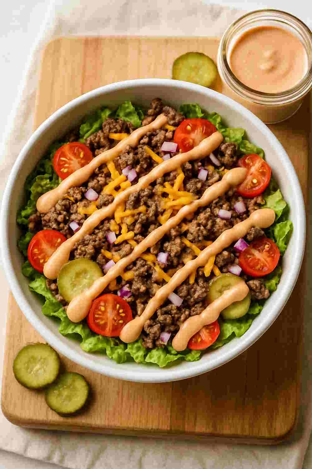 Cheeseburger Salad Bowl