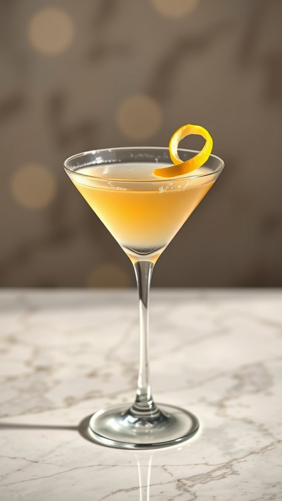 chill glass for martinis