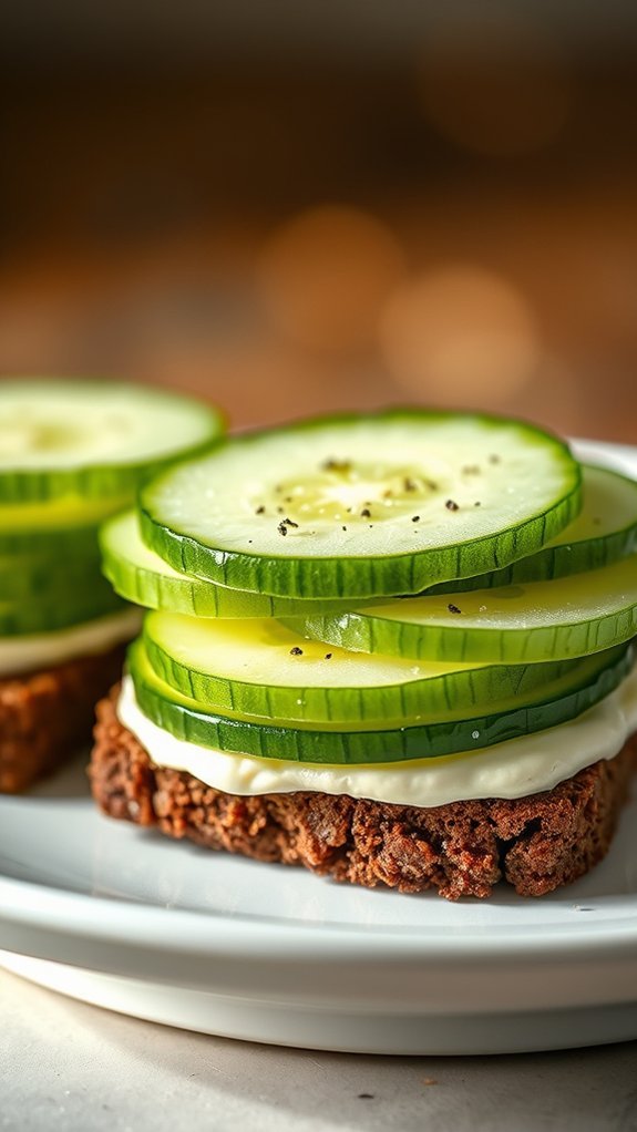 Cucumber Sandwiches 6 chill sandwiches for flavor