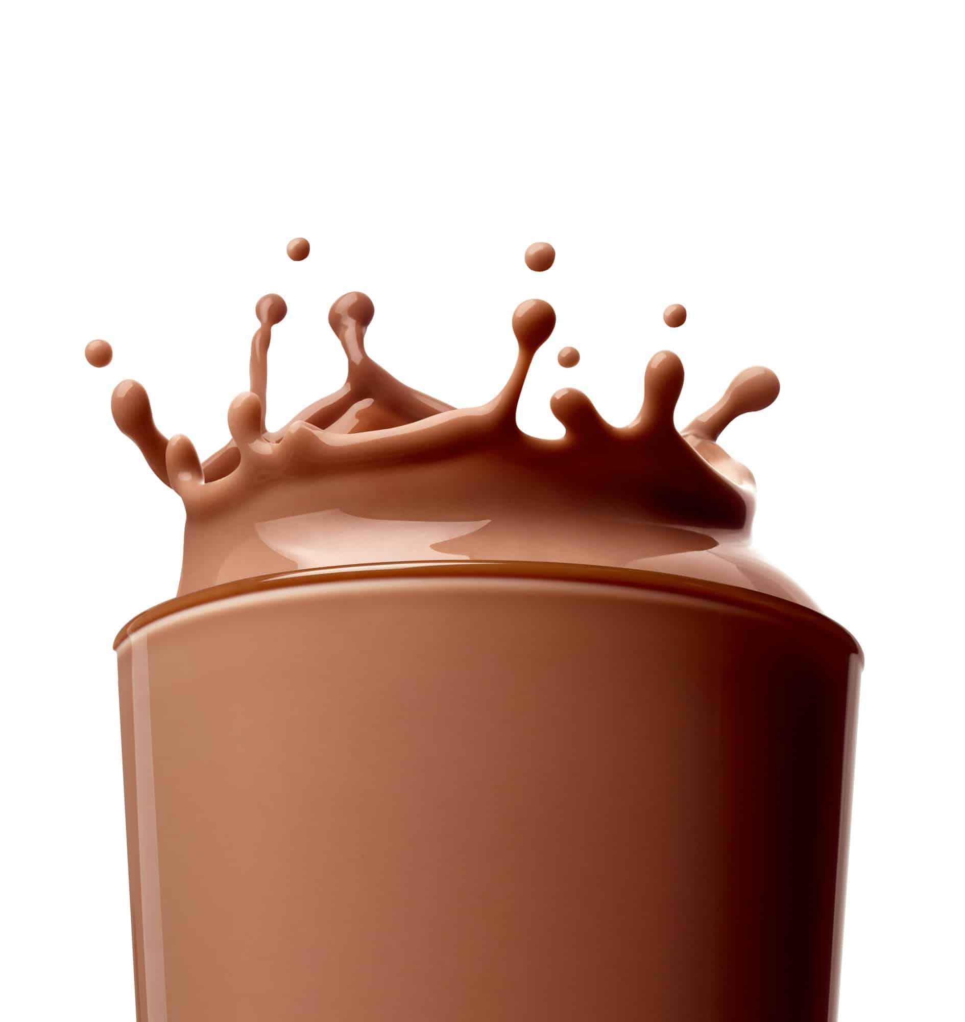 chocolate milk drink splash glass